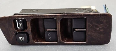 🔥95-99 Máxima Infiniti I30 Interruptor de ventana eléctrica maestro conductor delantero izquierdo madera Foto 1 de 4