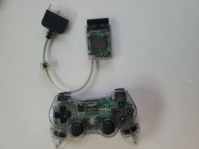 One Clear Nyko Wireless Controllers for Sony Playstation 2 Untested PreOwned - Image 1 of 4