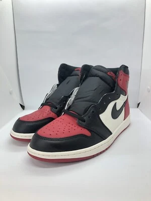 Nike Air Jordan 1 Retro High Bred Toe Gym Red Black (555088-610) Sz 11 *DS NEW* - Image 1 of 4