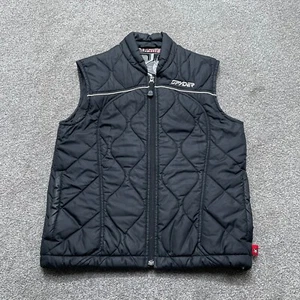Chaleco Spyder Adulto XS Extra Pequeño Negro Cremallera Completa Acolchado Puffer Team Venom Para Hombres - Imagen 1 de 9