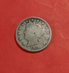 Liberty Head V 1911 níquel 5¢ circulado en EE. UU.  - Imagen 1 de 2