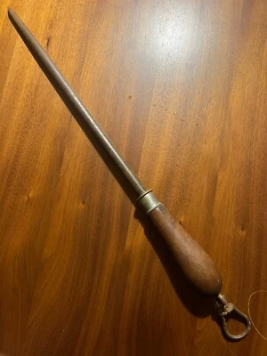 Vintage HSB & Co. Large 12" Honing Sharpening Butchers Steel - Image 1 of 4