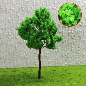 G9048 80pcs HO Gauge Train Layout Green 1:87 Model Trees 9cm - Picture 1 of 5