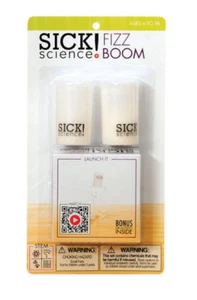 Película en auge efervescente Sick Science Fizzing Booming bote lanzamiento cohete NUEVO juego de 3 piezas - Imagen 1 de 3
