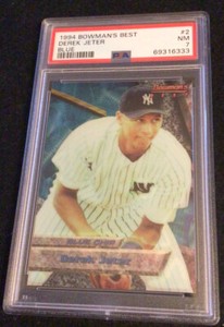 1994 Bowman’s Best Blue DEREK JETER  #2  PSA 7 NM