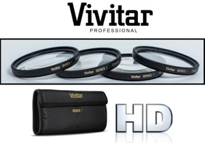 Hi Def 43mm Vivitar Close-up 4-Pc Kit Macro Lens Set (+1 +2 +4 +10) - Picture 1 of 8