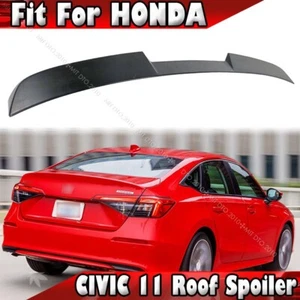 22+ UNPainted FIts Honda Civic 11th 4D Sedan Si RS Style Sport Rear Roof Spoiler - Picture 1 of 4