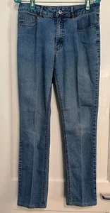 Women's Coldwater Creek Size 8 Lightweight Blue Jeans-29" inseam Preowned (F535) - Picture 1 of 9