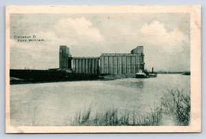 Vintage Postcard Ontario Canada Fort William Elevator D Grain Farm Ag U5 - Picture 1 of 2