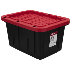 Hyper Tough Small Storage Bin, 12 Gallon Plastic Storage Container - Picture 1 of 11