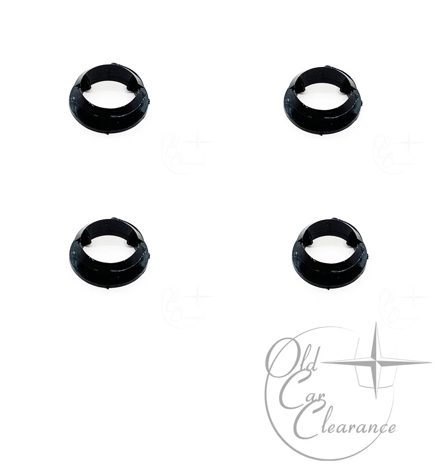 1961-1965 Lincoln Continental Door Lock Knob Grommet Black, SET (B9MB5721999B) - Image 1 of 1