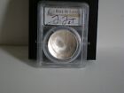 2014-P FRANK THOMAS HALL of FAME SILVER $1.COIN PCGS MS70 FIRST STRIKE SIGNED