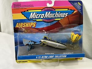 VINTAGE 1993 MICRO MACHINES - AIRSHIPS #15 ULTRA LIGHT COLLECTION Goodyear Blimp
