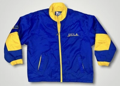 UCLA Bruins Rare Pro Player Size XL Full Zip Winter Stadium Jacket Coat, Mint! - Image 1 of 4