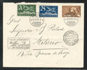 1926 Zürich SCHWEIZ nach Neapel ITALIEN Luftpost Cover - Bild 1 von 2