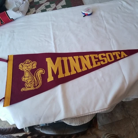 1960's Minnesota Golden Gophers University Pennant 11.5x29 Big Ten Cover