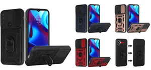 FOR Motorola Moto G Power (2022 ) XT2165DL Camera Push Stand Case Phone Cover - Picture 1 of 3