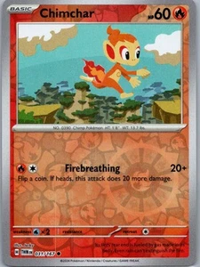 Pokemon Chimchar SV06: Twilight Masquerade 031/167 Near Mint NM Reverse Holo - Picture 1 of 2