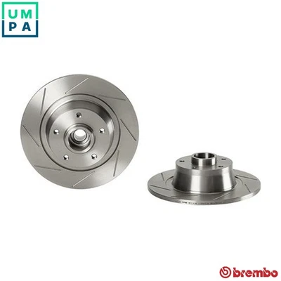 2x BRAKE DISC 08.A753.47 FOR RENAULT F4R 874 2.0L 4cyl MEGANE III - Image 1 of 4