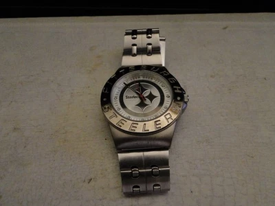 Reloj Game Time Pittsburgh Steelers Mujer 41mm Tono Plateado Batería Nueva 7.75" Foto 1 de 4