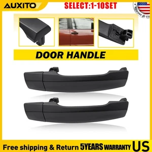 For Nissan Armada 2004-2015 Rear Left & Right Black Exterior Door Handle 2-20X - Picture 1 of 29