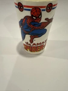 The Amazing Spider-man 1990 Plastic Cup Peter Pan Industries NICE - Picture 1 of 8