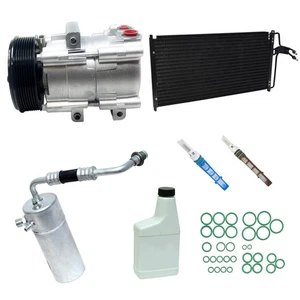 Kit de compresor y condensador de CA para Ford F150 F250 Lobo OEM FS10 KTC152-1 - Imagen 1 de 11