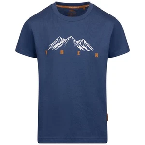 Trespass Boys Short Sleeves Chest Print T-Shirt - Majestic - Picture 1 of 6