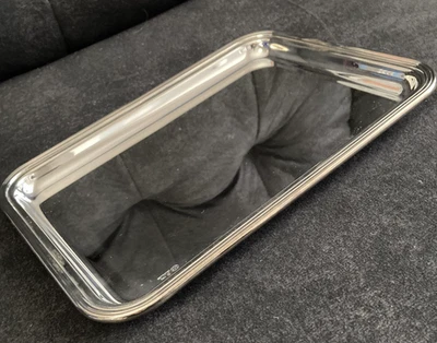 Sambonet Contour Rectangular Tray Silver Plated 11 1/2 x 8 1/4 New - Image 1 of 4