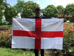 90X150Cm England Flag 3X5 Ft England Country Flag Cross of St George England - Picture 1 of 7