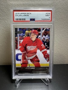 Dylan Larkin Young Guns PSA 9 2015-16 Upper Deck Series 1 - Picture 1 of 2