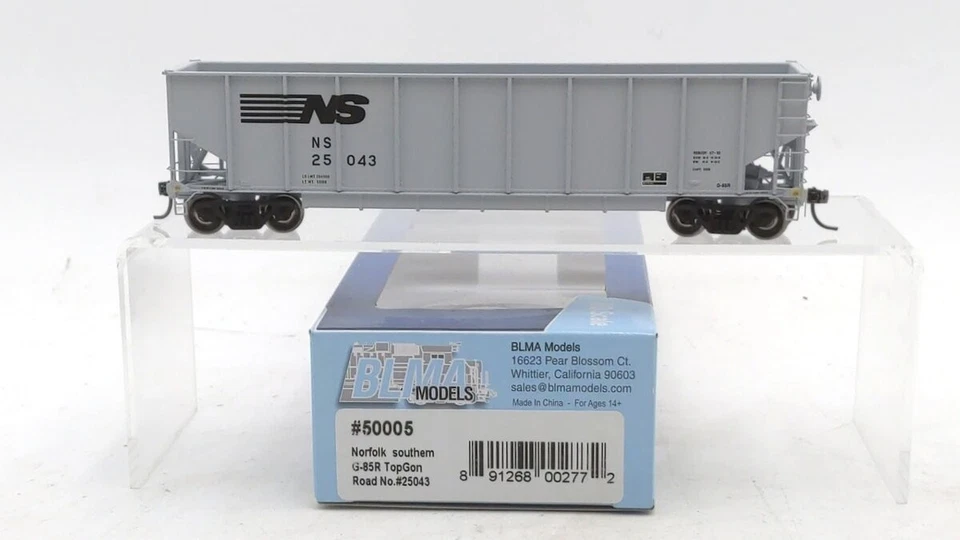 BLMA Models 50005 HO Scale Norfolk Southern G-86R TopGon Gondola #25043 NIB - Image 1 of 1