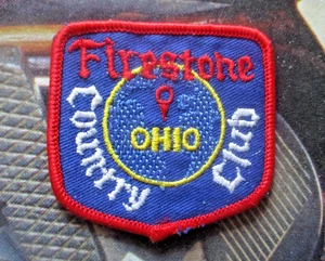 vtg - rare - FIRESTONE COUNTRY CLUB cc - Cloth golf patch - PGA Tour site - Picture 1 of 2