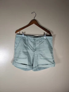 Jones New York Utility Shorts Womens Size 14 Green - Picture 1 of 5