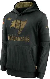 Tampa Bay Buccaneers Nike 2020 Salute To Service Sideline Therma Pullover Hoodie - Picture 1 of 7