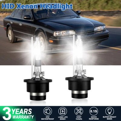 For Infiniti Q45 QX4 QX56 Low Beam HID Xenon Headlight Bulb super bright white - Image 1 of 4