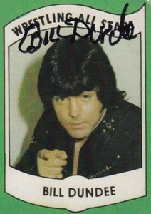Bill Dundee Signed 1982 / 2024 Wrestling All Star Trading Card Pro NWA WCW WWE 1 - Picture 1 of 11