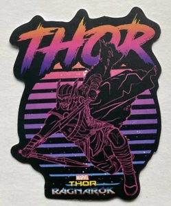 Calcomanía de neón pegatina de cómics de marvel ragnarok de thor dios del trueno - Imagen 1 de 2