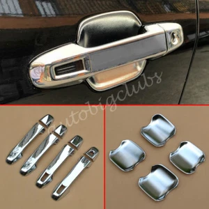 For Subaru Forester 2019-2021 Chrome Door Handle Bowl Cover Trims Accessories - Picture 1 of 6