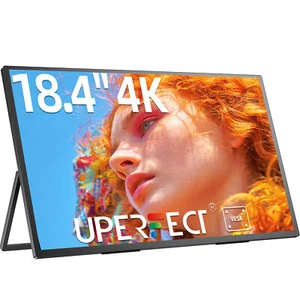 UPERFECT 18.4" 4K Portable Monitor Second IPS LCD Display Freestanding Screen - Picture 1 of 10