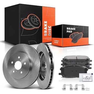 Rotores de freno de disco y pastillas de freno de cerámica para Toyota delantero Lexus RX400h 2006-2008 Foto 1 de 4