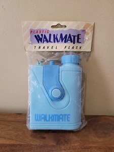 Vintage NOS Plastic Walkmate Travel Flask Light Blue - 1988 - Picture 1 of 12