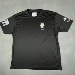 Grunt Style Shirt Adult XL Black Short Sleeve Stretch USA Marines Military Mens - Picture 1 of 10