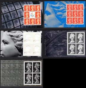 Choose ONE OR MORE DX22 MNH Prestige Booklet PROFILE ON PRINT Individual Pane - Picture 1 of 6