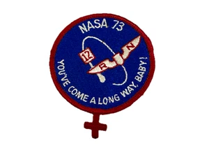 NASA 1973 You've Come a Long Way Baby Souvenir Embroidered Patch - Picture 1 of 7