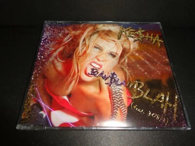 BLAH BLAH BLAH by KE$HA-Rare Collectible Maxi Single CD w/ Tik Tok Club Mix--CD Foto 1 de 4