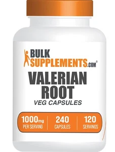 BulkSupplements Valerian Root Extract 240 Capsules - 1000mg per Serving - Picture 1 of 5