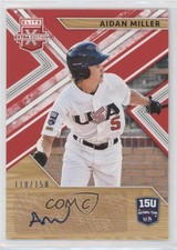 2019 Elite Extra Edition 15U National Team Signatures Red /150 Aidan Miller Auto