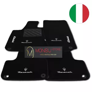 Tappetini auto personalizzati Set Tappeti in Agugliato Maserati Ghibli - Bild 1 von 1