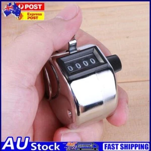 Digital Hand Tally Counter 4 Digit Number Manual Counting Golf Clicker - Picture 1 of 5
